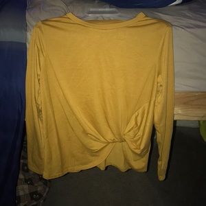 Ross mustard color tie long sleeve. Never worn.